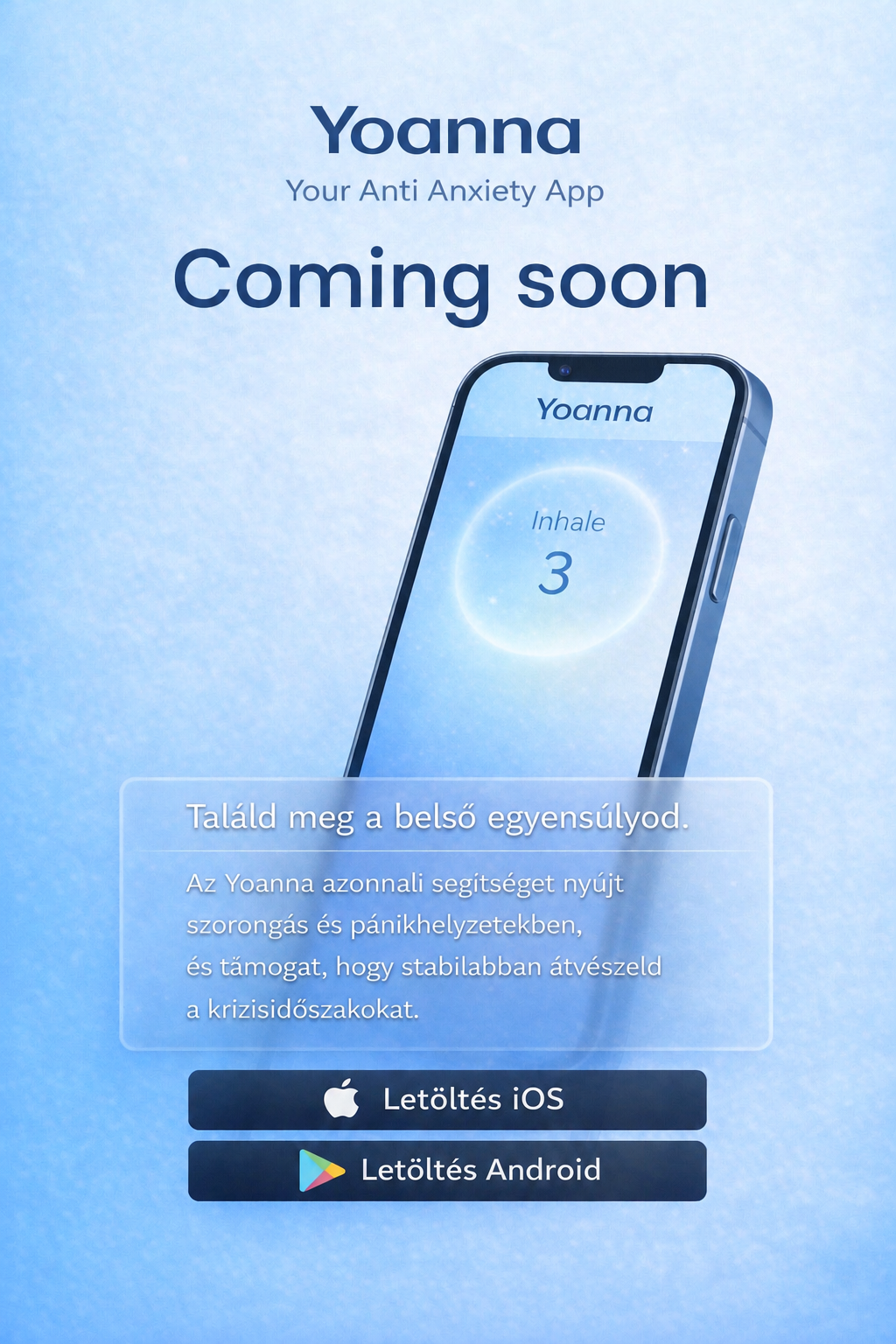 Yoanna – Your Anti Anxiety App